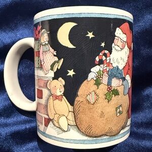 CIC Susan Winget Santa Holiday Coffee Mug Certified International Corp.